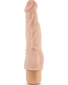 Dr Skin Cock Vibe 4 8in Vibrating Cock Beige