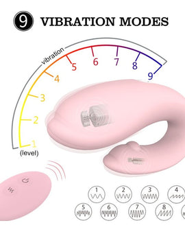 Winter Vibrator w Remote Pink