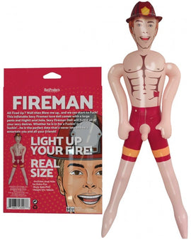 Fireman Inflatable Doll