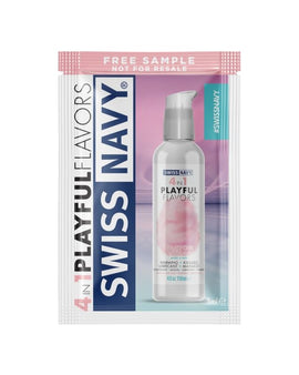 Swiss Navy 4 in 1 Cotton Candy Lube 5ml Sachets (100 Pk)