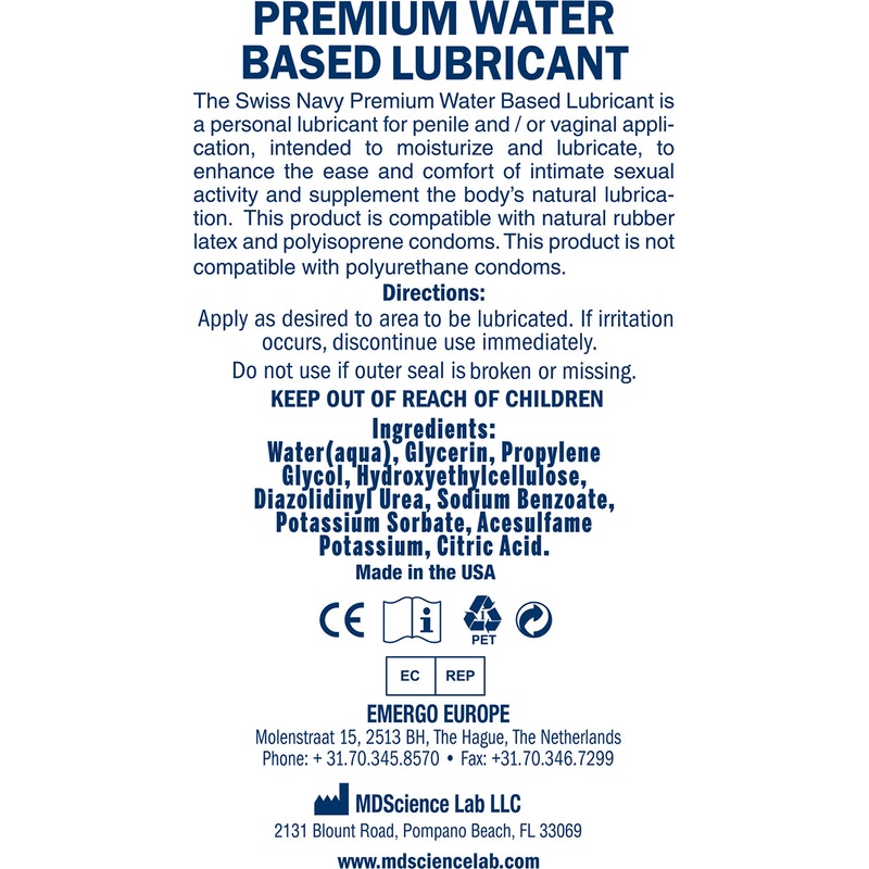 Swiss Navy Arousal Lubricant 4oz/118ml