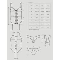 Bunny Suit 4 Pc Costume