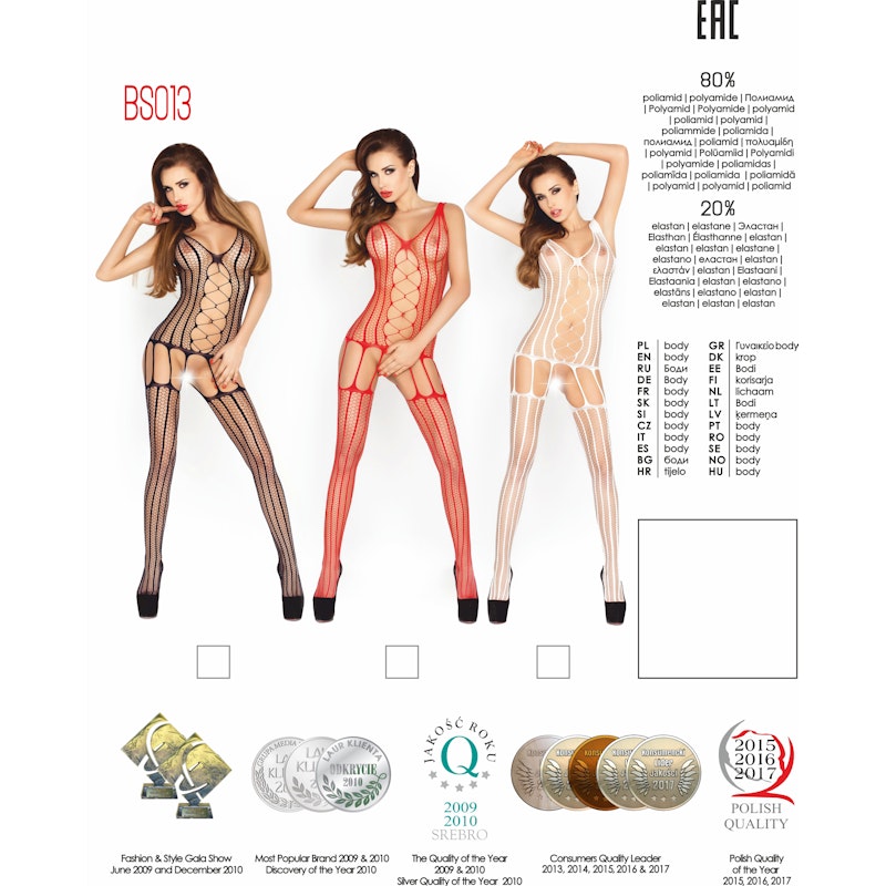 Bodystocking BS013 Black