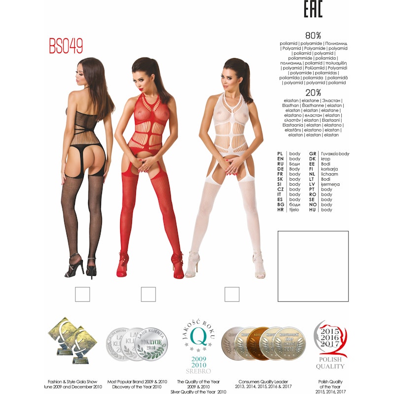 Bodystocking BS049 White