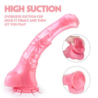 Duke Horse Dong w Balls Pink XXL