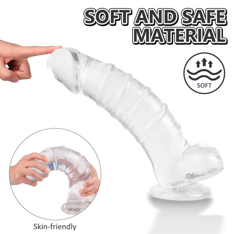 Duke Horse Dong w Balls Clear XXL