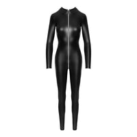 Power Wetlook Catsuit w Front Zipper