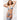 Queen Of Hearts Lace Up Garter Teddy w Stockings Sky Blue