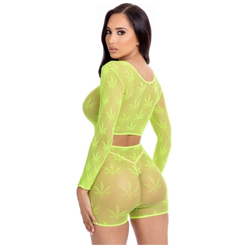 Leaf It To Me Short Set Green