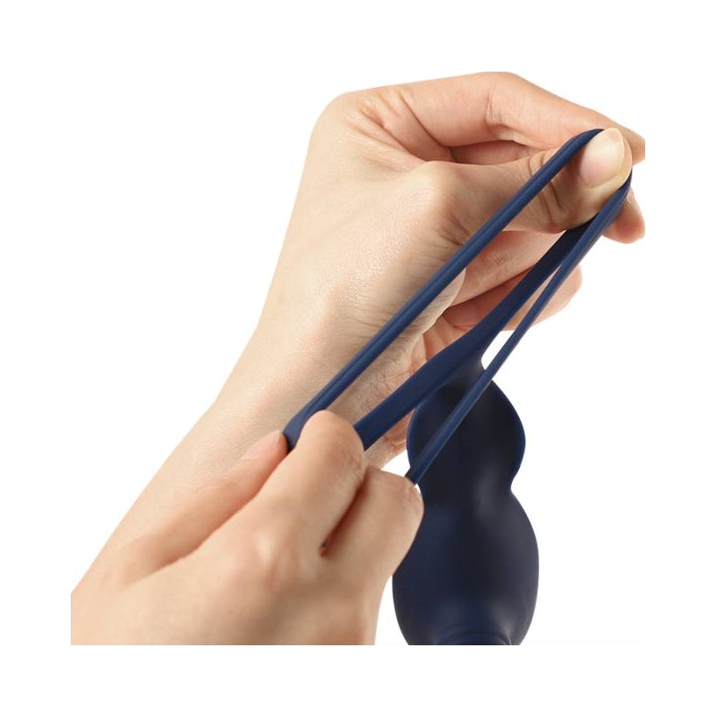 VibraDuo Vibrating Anal Probe and Perineum Stim with Cockring