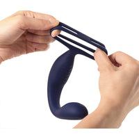 VibraDuo Vibrating Anal Probe and Perineum Stim with Cockring