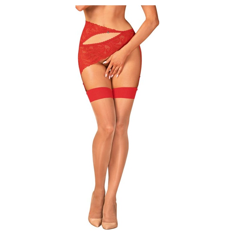 S814 Stockings Red