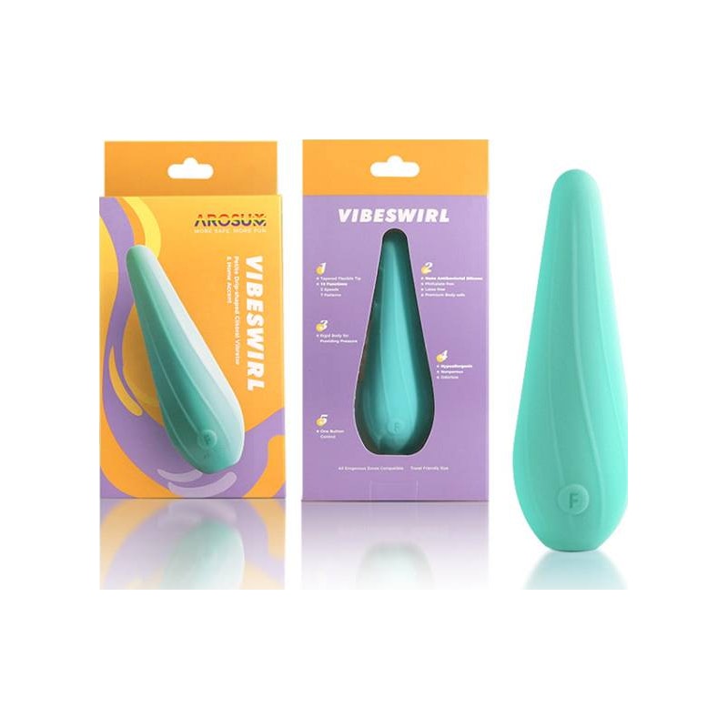 VibeSwirl Drip Shape Rechargeable Vibrator