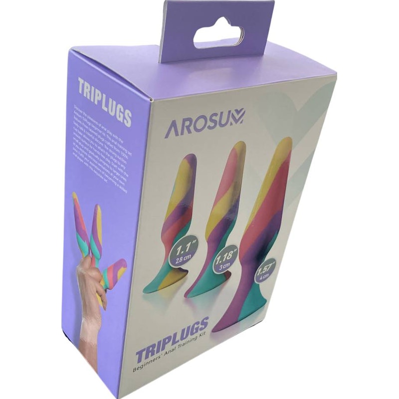 TriPlugs 3 Pc Silicone Anal Training Kit