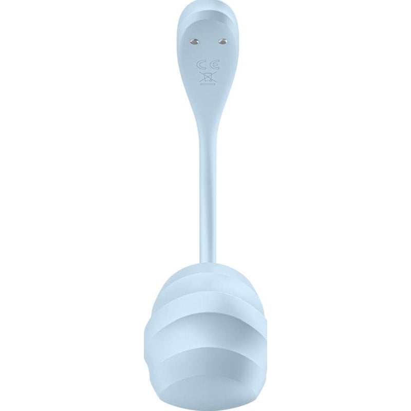 Satisfyer Smooth Petal Wearable App Connect Vibrator Blue