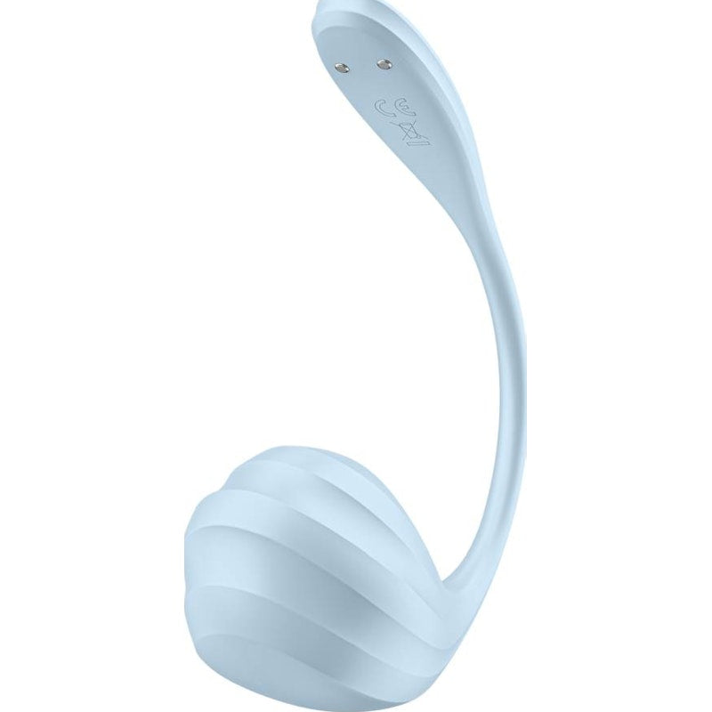 Satisfyer Smooth Petal Wearable App Connect Vibrator Blue