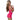 Plunge Chemise & G-Set Diva Pink