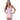 Blacklight Daisy Dress and Tanga Set Pink