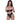 Underbust Harness & High Leg Split Crotch Thong