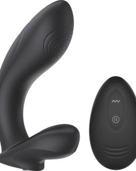 SXE Roger Remote Control Vibrating and Slapping Anal Dildo