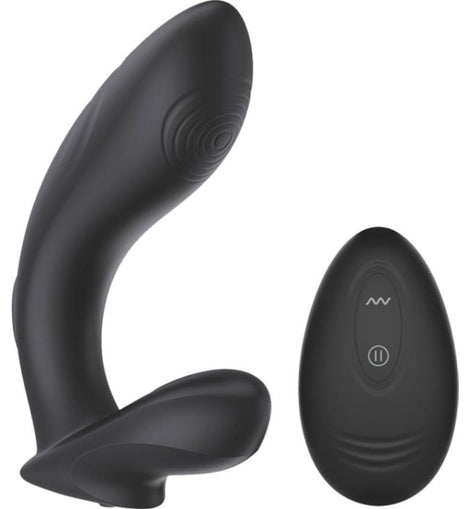 SXE Roger Remote Control Vibrating and Slapping Anal Dildo