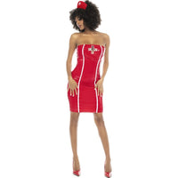 Nurse Costume Vinyl Red