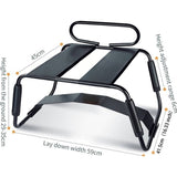 Sex Chair Adjustable Height Black w Handle and Arch Bridge