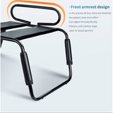 Sex Chair Adjustable Height Black w Handle and Arch Bridge