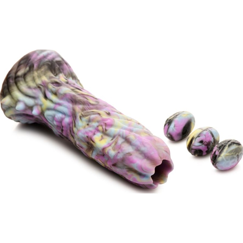 Dragon Spawn Dragon Ovipositor Silicone Dildo with Eggs
