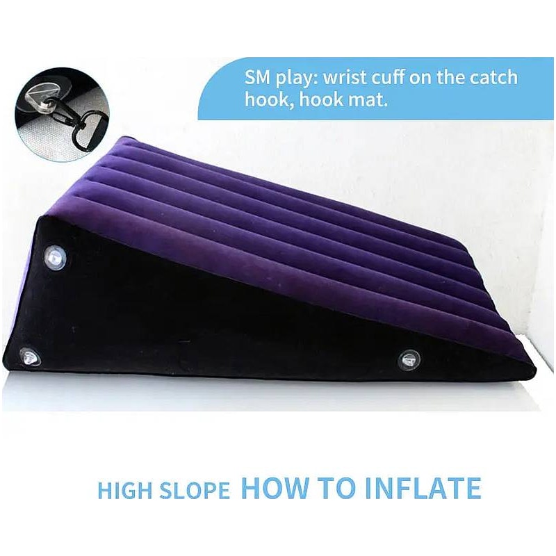 Large Inflatable Sex Positioning Wedge Cushion