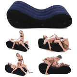 Large 1.5m Inflatable Suede Love Lounge with Handrail