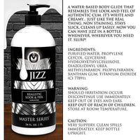Jizz Unscented Water Based Lube 34oz