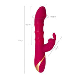JOS Tenty Rabbit Vibrator with Moving Shaft Rings