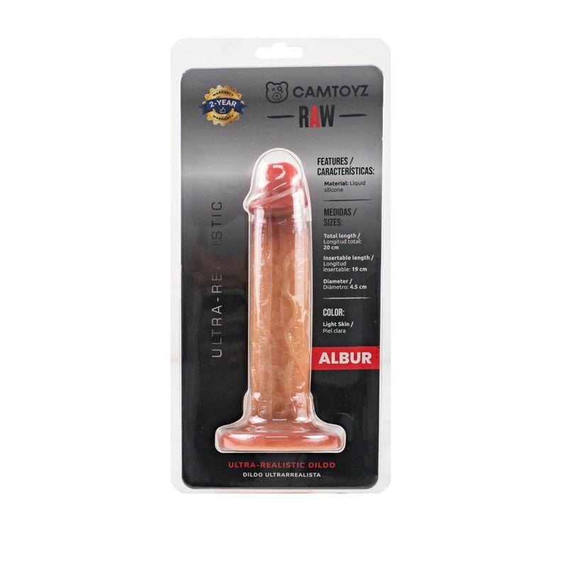 Ultra Realistic 20cm Silicone Dildo Albur