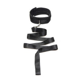 Neoprene Collar And Leash Set Black