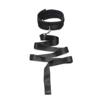 Neoprene Collar And Leash Set Black