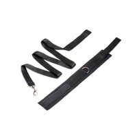 Neoprene Collar And Leash Set Black