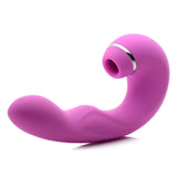Shegasm 5 Star 10X Tapping G-Spot Vibe w Suction Pink