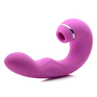 Shegasm 5 Star 10X Tapping G-Spot Vibe w Suction Pink