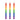 Pride Candles Rainbow Drip Candle 3 Pc