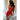 Fishnet Floral Cross Back Fishnet Dress Red