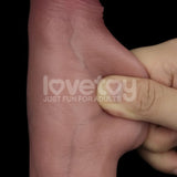 Sliding Skin Pro Dual Layer Silicone Dong 8.5in