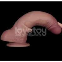 Sliding Skin Pro Dual Layer Silicone Dong 9in