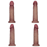 Sliding Skin Pro Dual Layer Silicone Dong 9in
