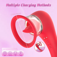 3-in-1 Sucking Licking Vibrating Vaginal Stimulator