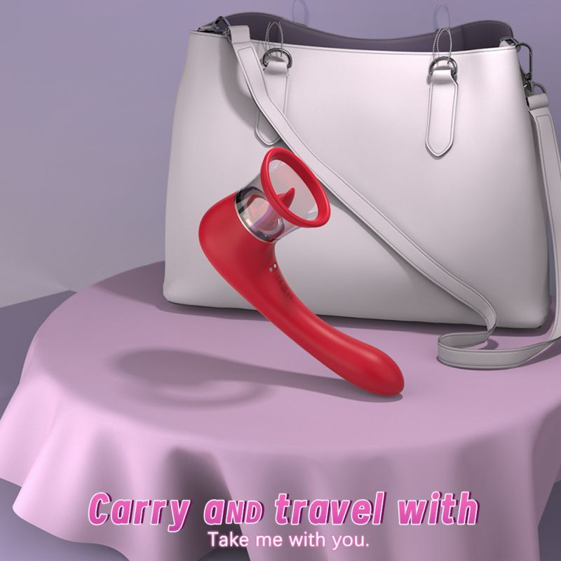 3-in-1 Sucking Licking Vibrating Vaginal Stimulator