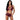 Thalia Burgundy Tease Two Piece Set