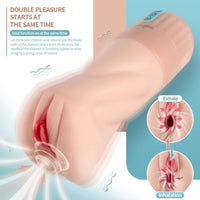Suctroker Dual Hardness Vibrating Sucking Pussy
