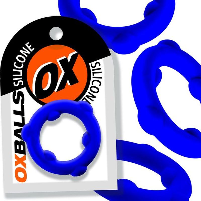 Spinner Silicone Ring Blue