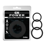 Magnum Force Cock Ring Set Black